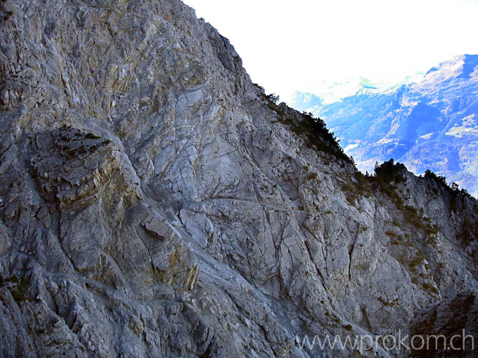 Fürstensteig, Blick zurück