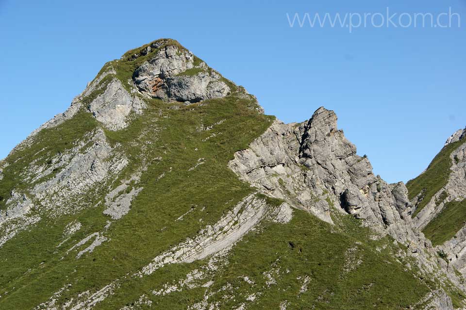 Blick voraus, zum Rossalpelispitz