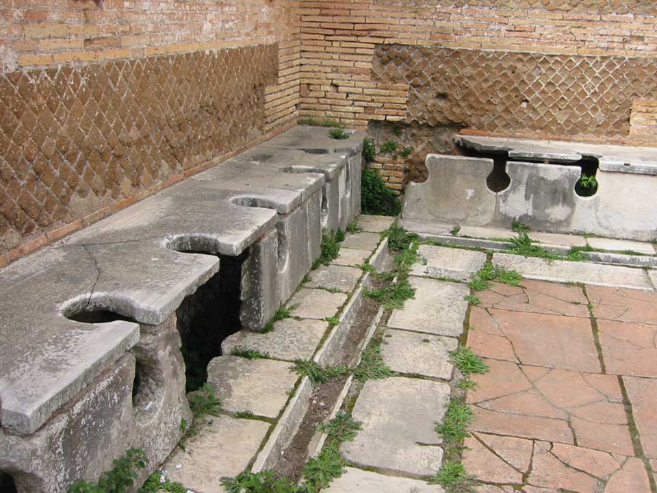römische Toilettenanlage