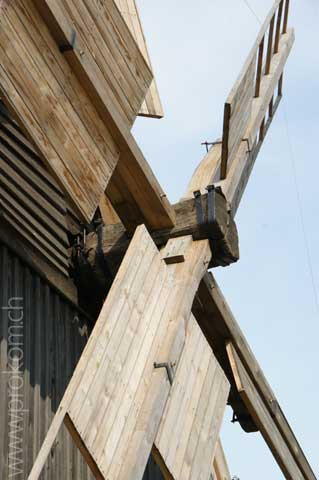 Windmühlen in Pirogowo – zum Teil vom Zerfall bedroht