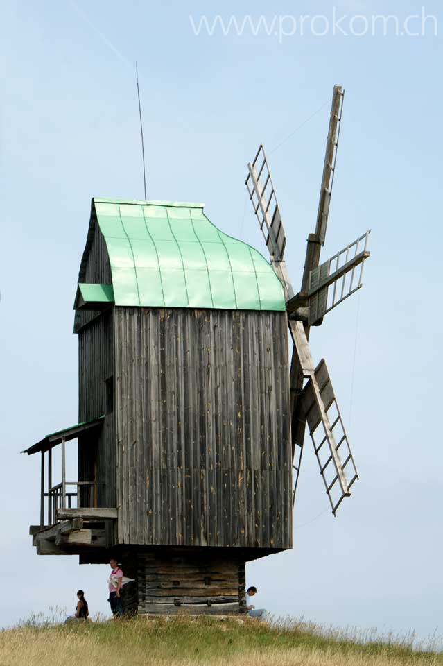 Windmühle – eines der noch intakteren Exemplare