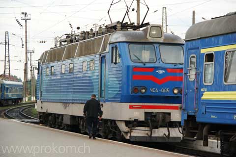 Lok der ukrainischen Eisenbahn