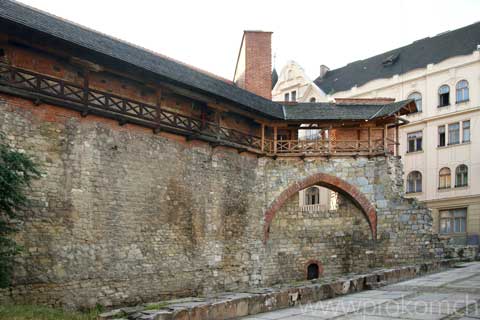 Alte Stadtbefestigung in Lemberg