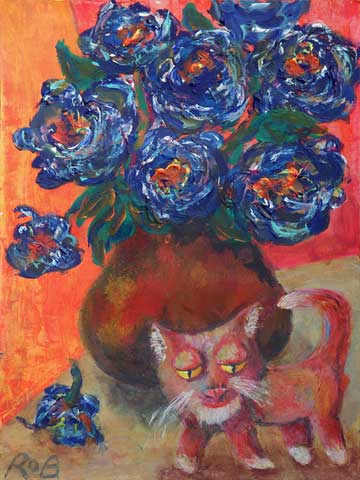 Stillleben blaue Rosen | Still life blue roses | Натюрморт синие розы